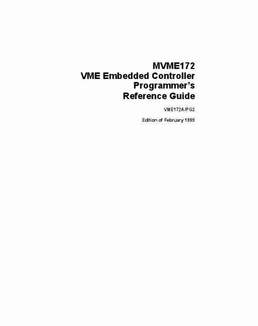 Motorola Network Card MVME172-page_pdf